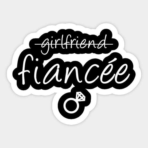 Girlfriend Fiancee Fiance Engagement Party Sticker by Weirdcore